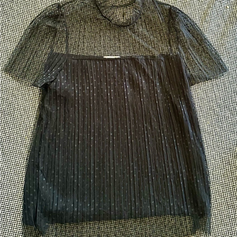 BOHME | Elegant Black Sheer Women's Top